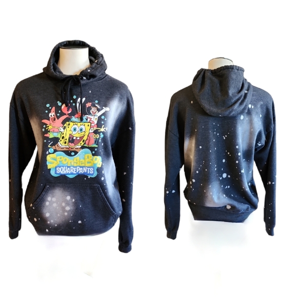 Vintage SpongeBob SquarePants Hoodie Size Small - Picture 1 of 7
